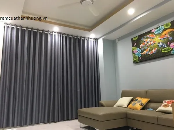 Rèm vải 2 lớp màu xám Rèm vải 2 lớp màu xám rsz z2126549146537 85d820619c01b6f0513212118ae56252