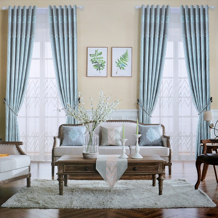 Rèm vải phòng khách thiết kế Đẹp – Sang Trọng – Vải Cao Cấp rèm vải phòng khách rem vai cao cap