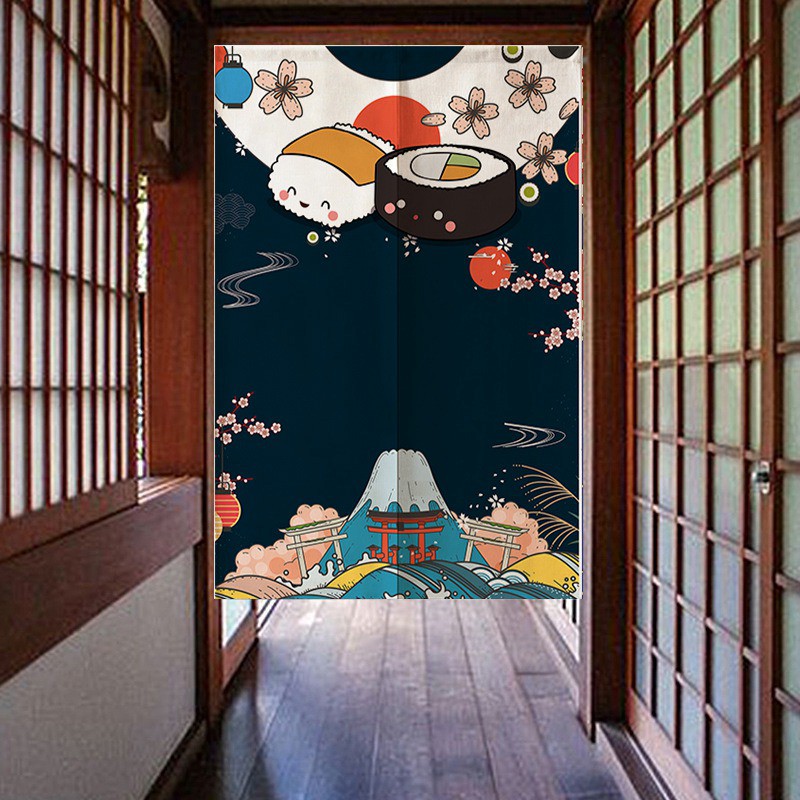 rèm cửa quán ăn Nhật