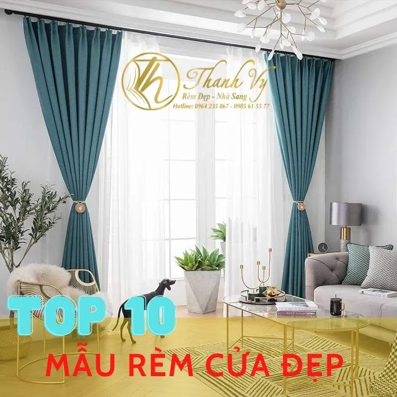 Top 10 mẫu rèm đẹp cao cấp bậc nhất được người dùng bình chọn top mau ram cua dep