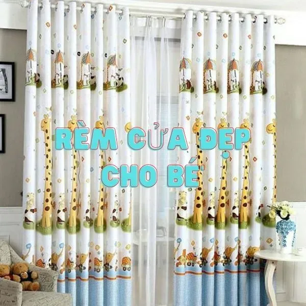 Rèm cửa đẹp cho bé yêu  – Giúp trẻ năng động và sáng tạo rèm cửa đẹp cho bé rem cua dep cho be 600 600