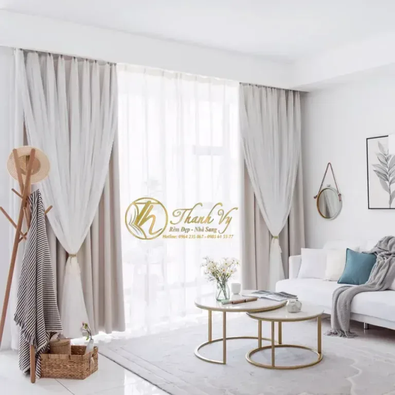 Top 3 mẫu rèm cửa chung cư đẹp không bao giờ lỗi thời rem cua theo mau son
