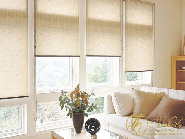 Mẫu rèm cửa sổ phòng khách đẹp được ưa chuộng nhất rèm cửa sổ phòng khách đẹp rem cuon chong nang chung cu