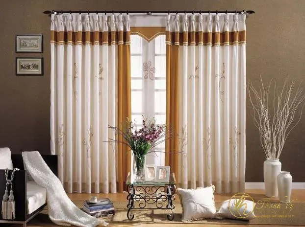 4 Nguyên tắc vàng để chọn bộ rèm cửa đẹp phòng khách rèm cửa đẹp phòng khách rem vai phong khach dep 1
