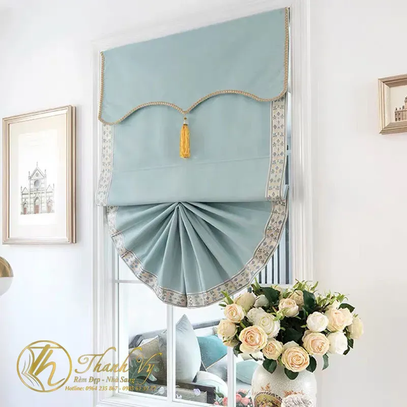 4 Nguyên tắc vàng để chọn bộ rèm cửa đẹp phòng khách rèm cửa đẹp phòng khách rem roman quat