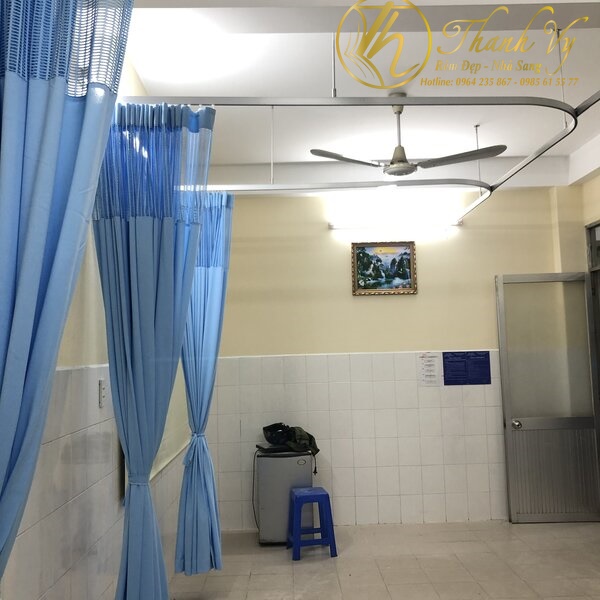 Thi công rèm y tế tại bệnh viện Quốc Ánh TPHCM rèm y tế tại bệnh viện Quốc Ánh Rem ngan giuong y te benh vien 5