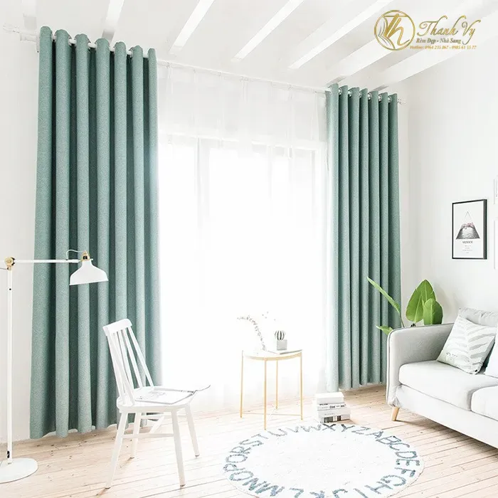 Rèm cửa giá rẻ TP HCM và những lưu ý khi chọn mua rèm cửa giá rẻ tp hcm rem vai phong khach sang trong 7