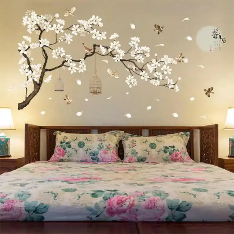 Các mẫu tranh tường 3D đẹp nhất cho phòng ngủ vợ chồn