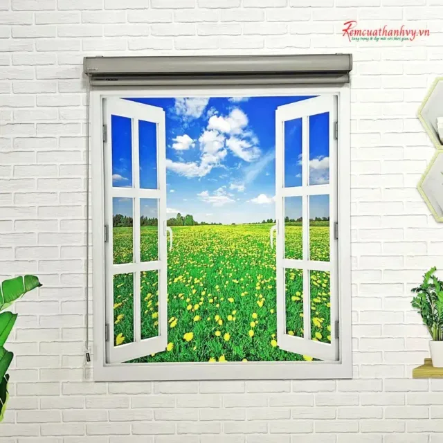 Rèm Cầu Vồng Màu Xám Đậm