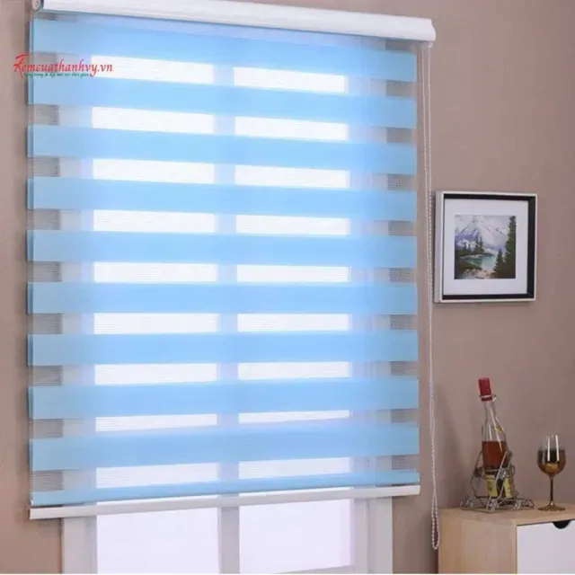Rèm Cầu Vồng Màu Xanh Dương