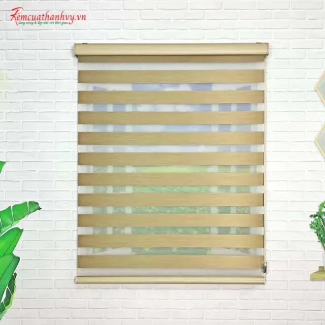 Mẫu Mới Rèm Cầu Vồng Nâu Đất