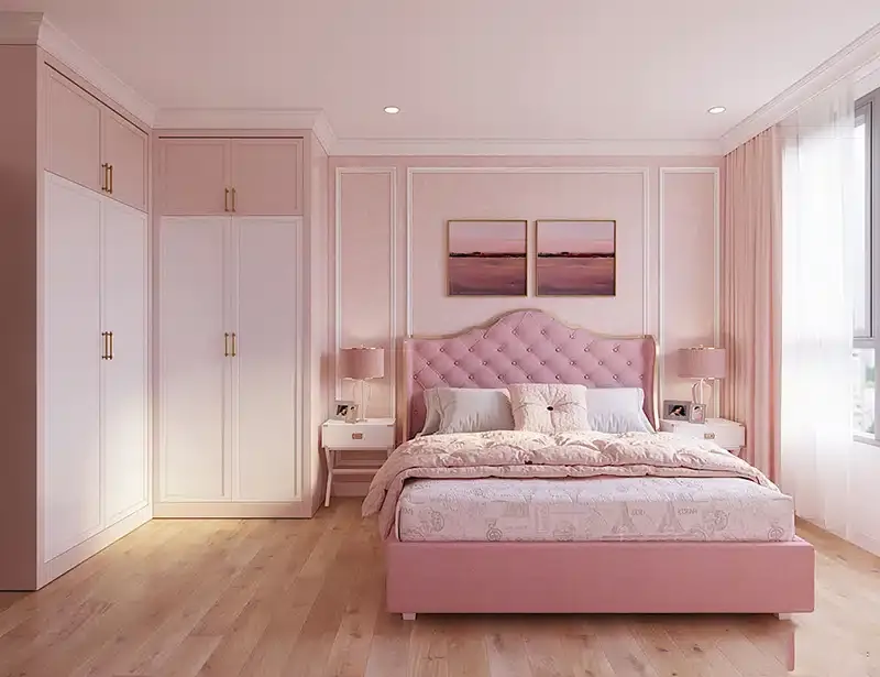 Quy tắc phải biết khi chọn mẫu rèm cửa sổ cho phòng có tường màu hồng