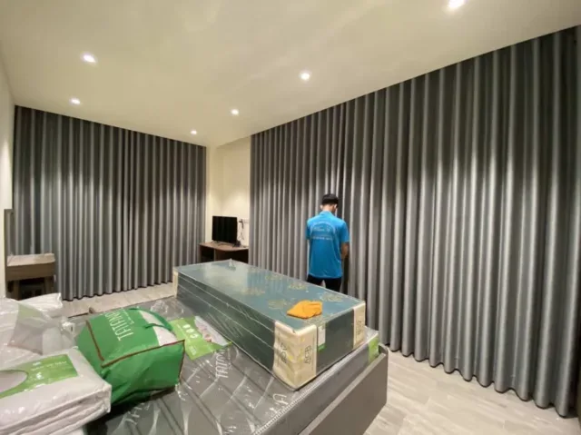 Thanh Vy tại Công Trình Rèm Vải 2 Lớp Công Nghệ Hấp Sóng Rèm Mới Nhất Hiện Nay