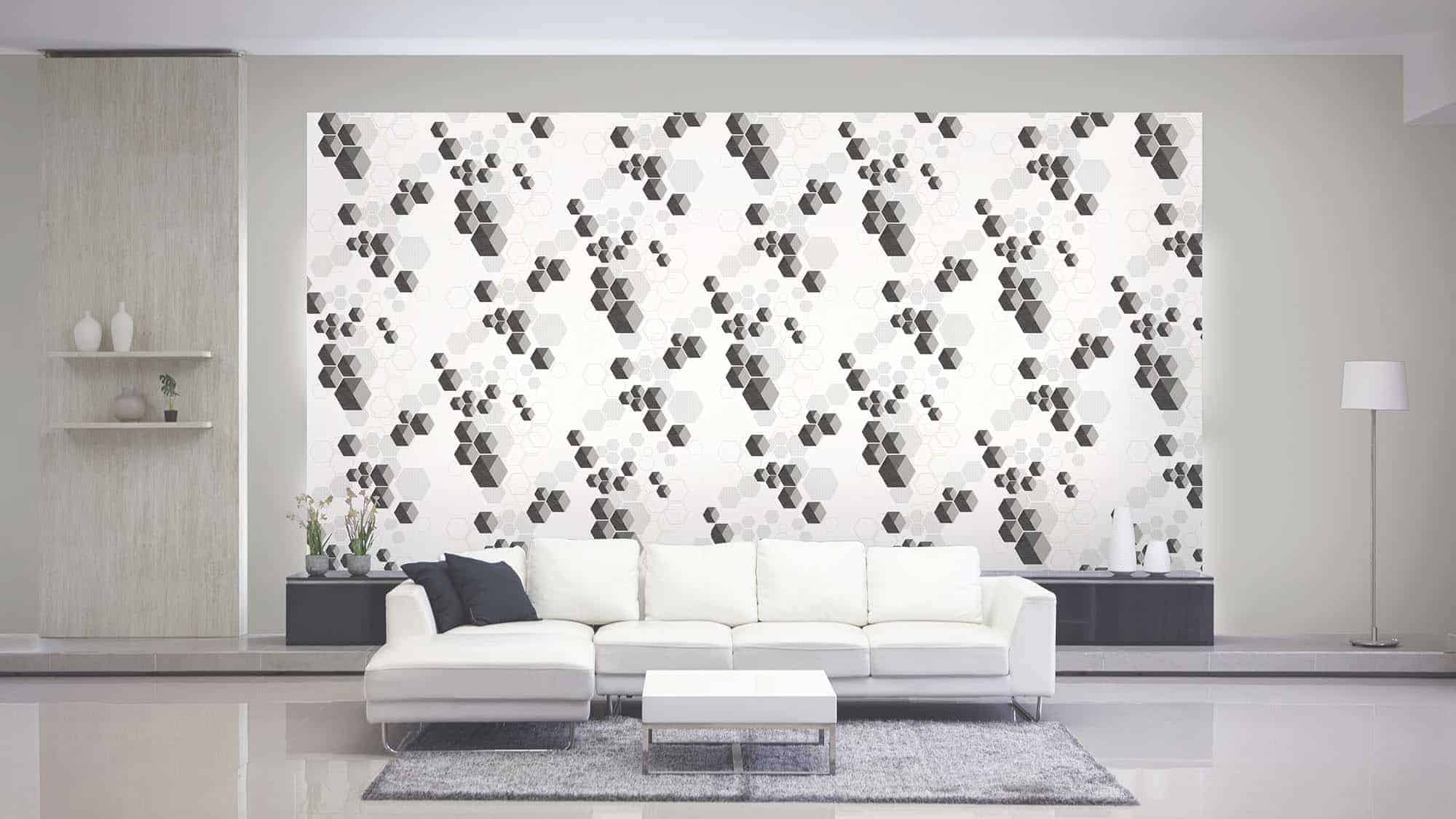 Dùng giấy dán tường và thảm trải sàn để hạn chế tiếng ồn không khí