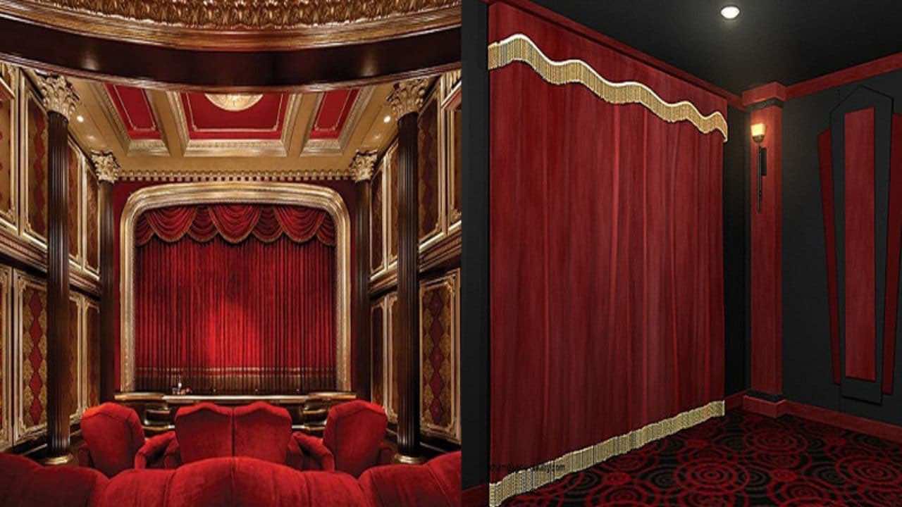 Rèm nhung là chất liệu chính của rèm sân khấu